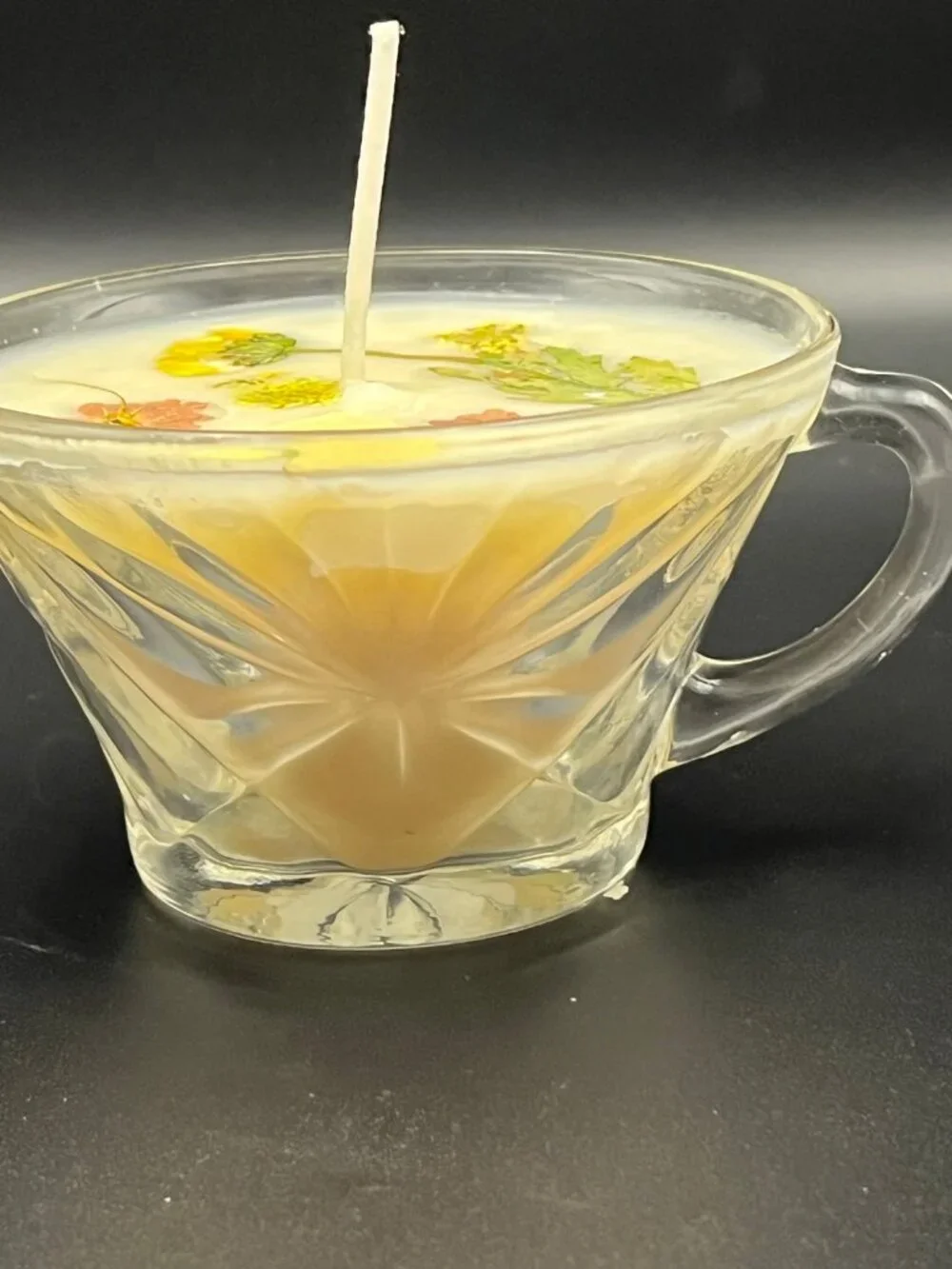 Starburst Teacup Garden Whisper Candle